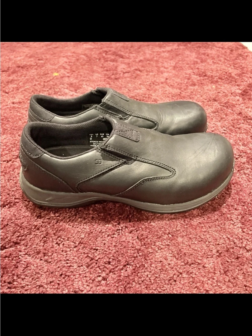 Red Wing Shoes Black Slip-On Loafers